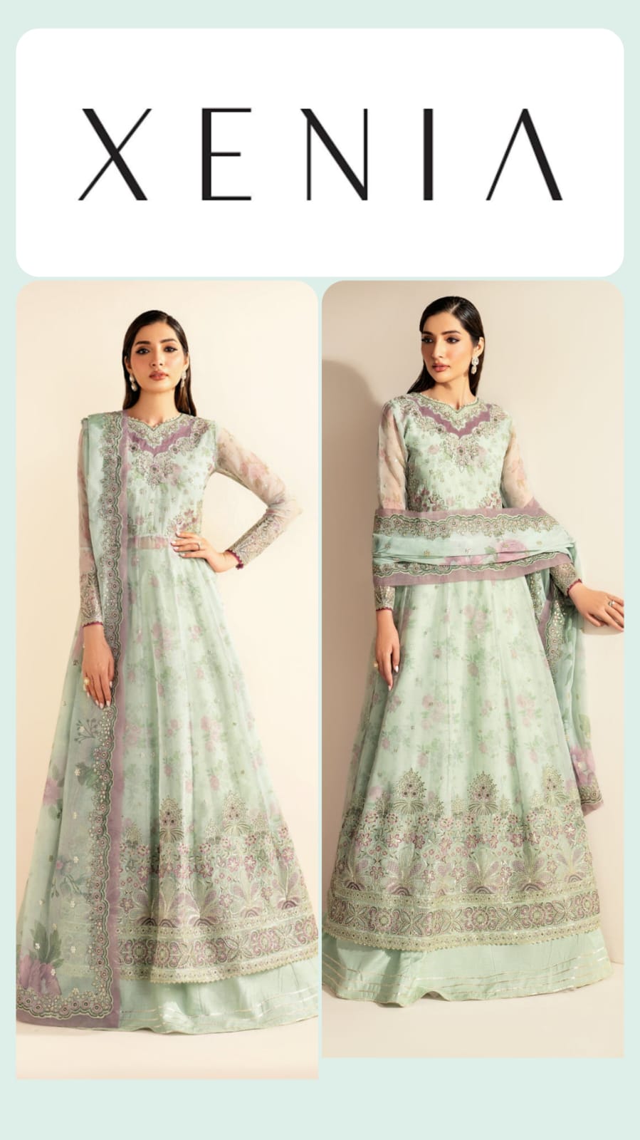 Xenia Cotton Exclusive Unstitch 3pc Suit