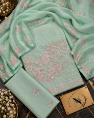 Masakali Lawn Embroidered Unstitch 3PC Suit