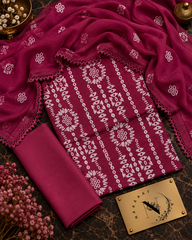 Masakali Lawn Embroidered Unstitch 3PC Suit