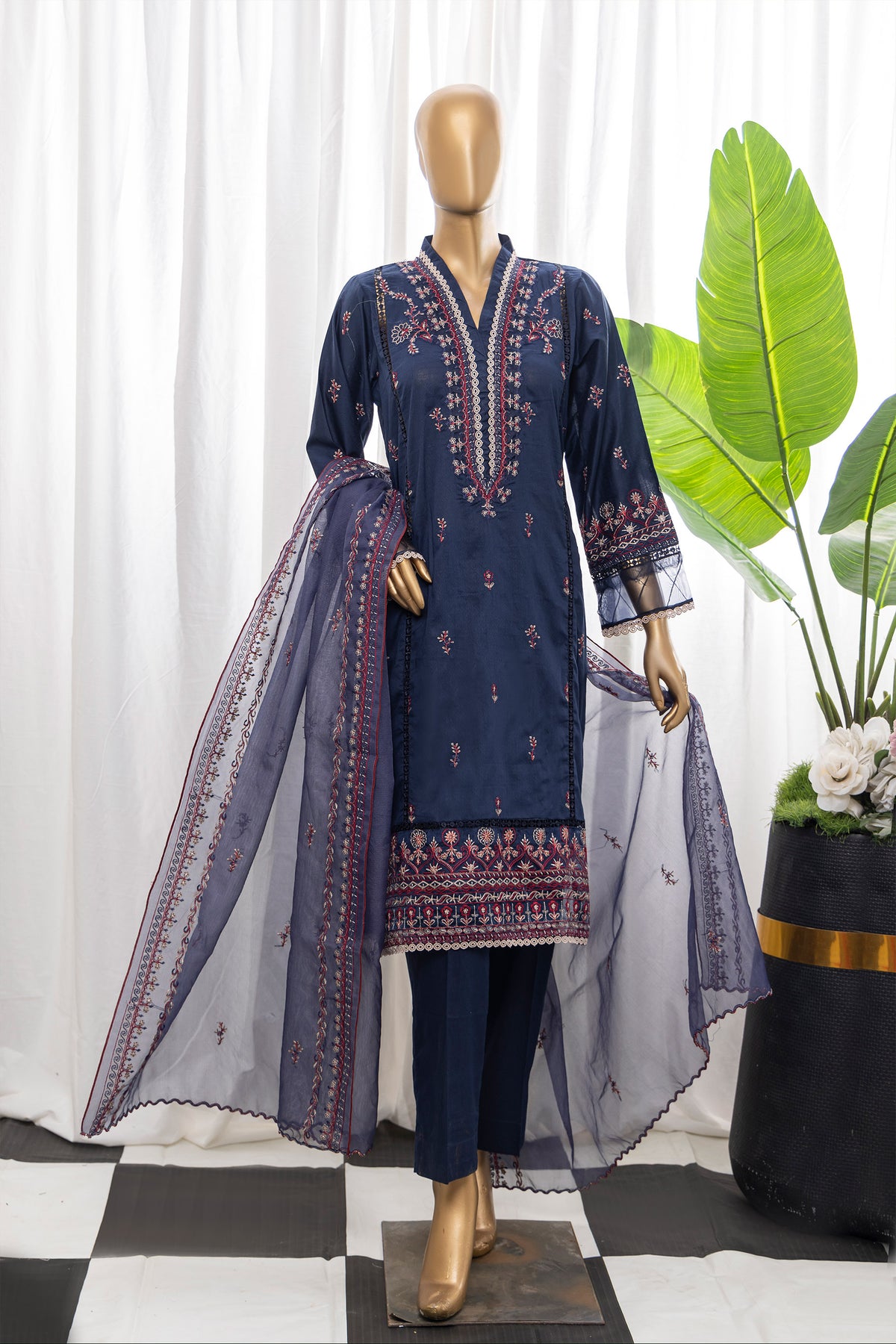 Koyal Embroidered Chikankari Vol-1 D-01