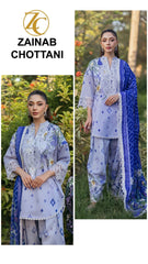 Zainab Chottani Lawn Unstitched 3pc D-01