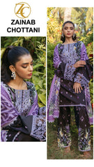 Zainab Chottani Lawn Unstitched 3pc D-02