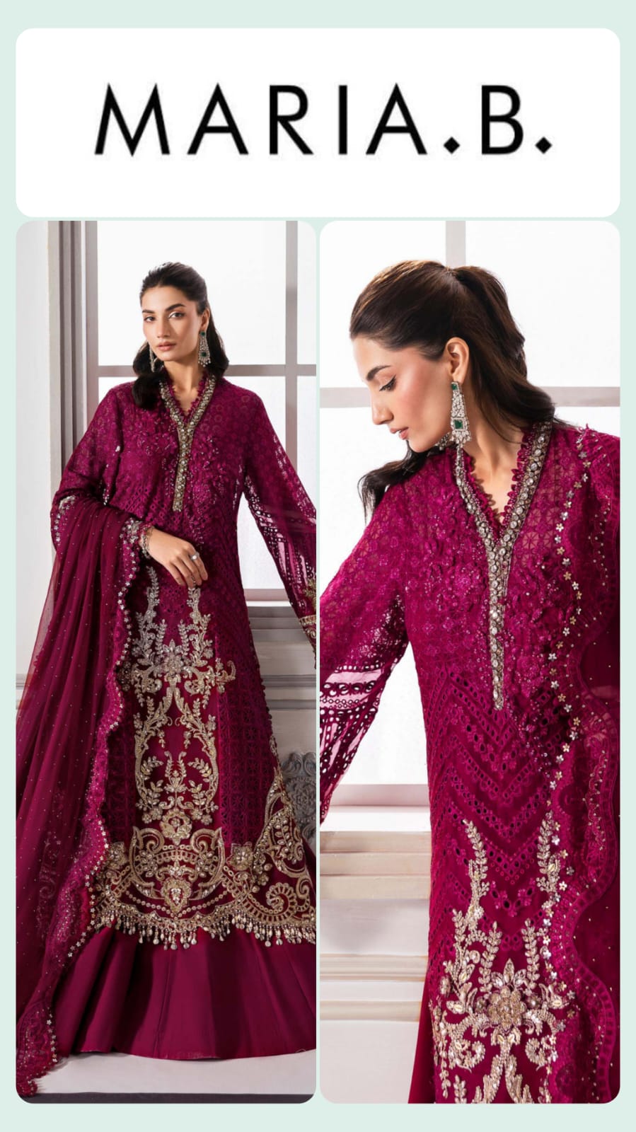 Maria B Exclusive Cotton - Unstitched 3pc