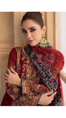 Charizma Exclusive Cotton - Unstitched 3pc Maroon