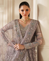 Baroque Luxury chiffon unstitch 3pc suit