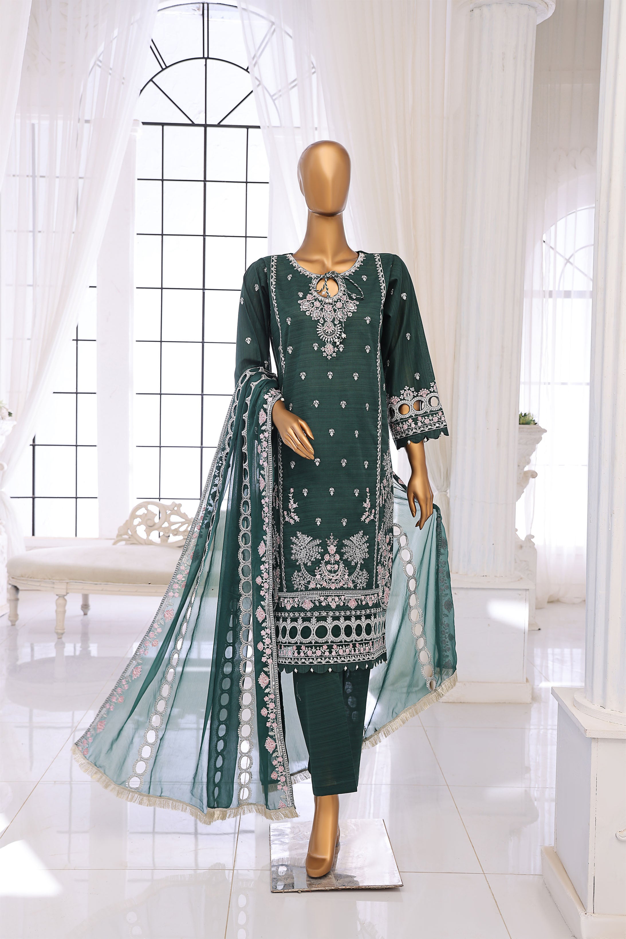 Nafasat Luxe Embroidered Collection D-07