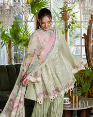 Elaf Exclusive lawn Unstitch 3pc suit