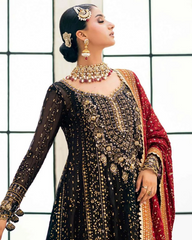 Akber Aslam Exclusive Lawn Unstitch 3pc suit