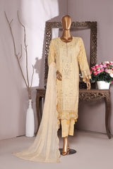 Areej Embroidered Unstitch 3 piece Embroidered Lawn A-1