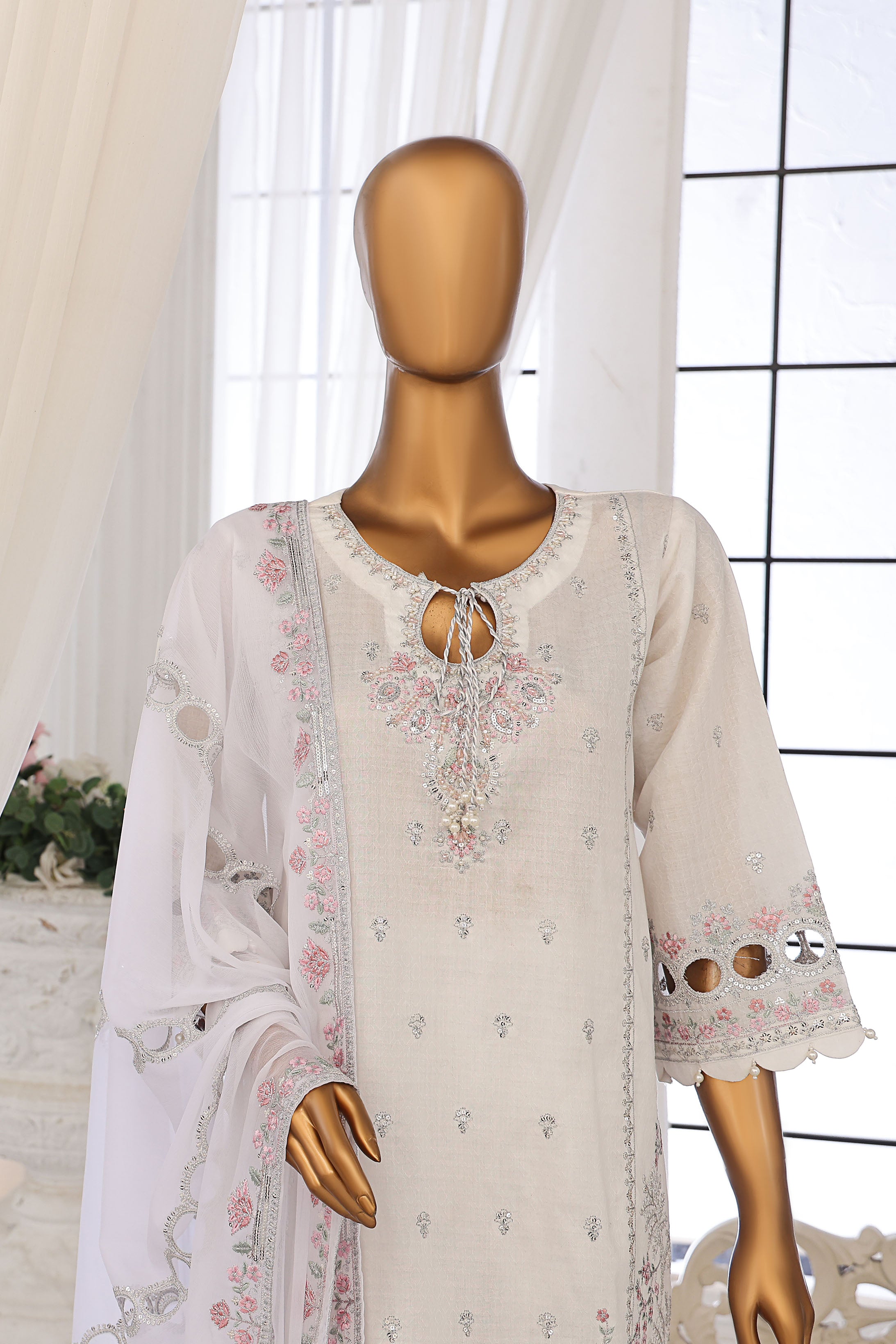 Nafasat Luxe Embroidered Collection D-08