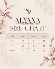 ALYANA Cotton Embroidered 2pec