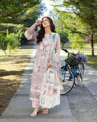 Elaf Exclusive Lawn Unstitch 3pc suit