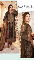 Maria B Exclusive Cotton Unstitched 3pc Colour Black