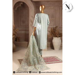 Hoor unstitch cotton lawn 3pc