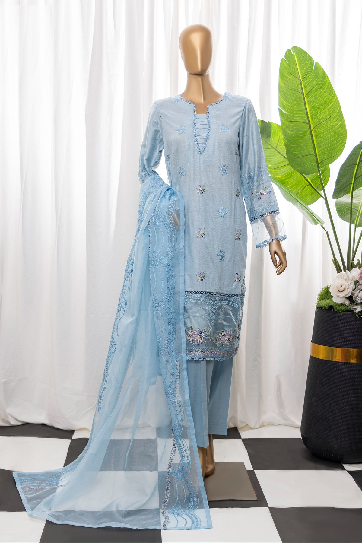 Koyal Embroidered Chikankari Vol-1 D-04