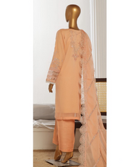 ARZO LUXURY CHIFFON UNSTITCH 3PC SUIT