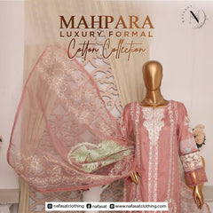 Mahpara Luxury Formal Cotton Collection D-01