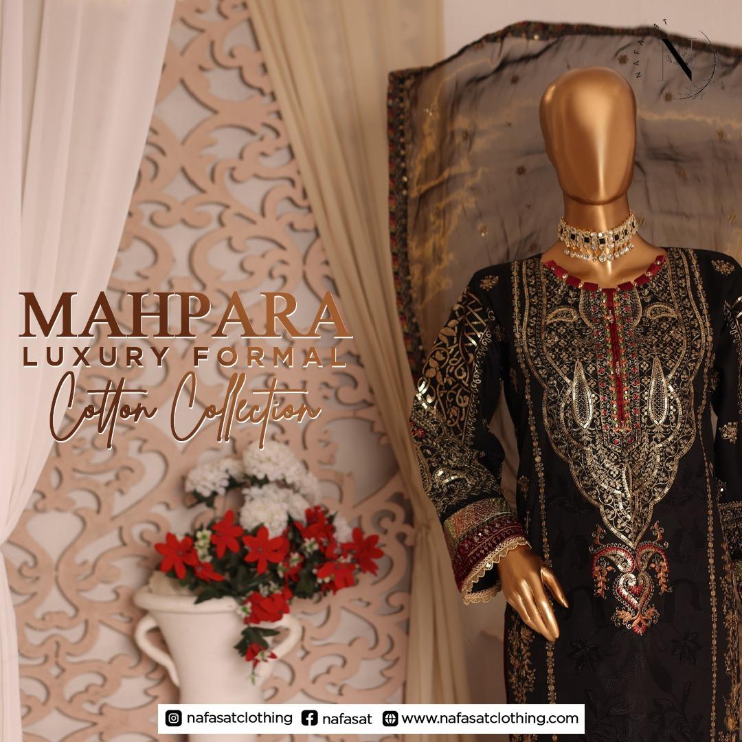 Mahpara Luxury Formal Cotton Collection D-03