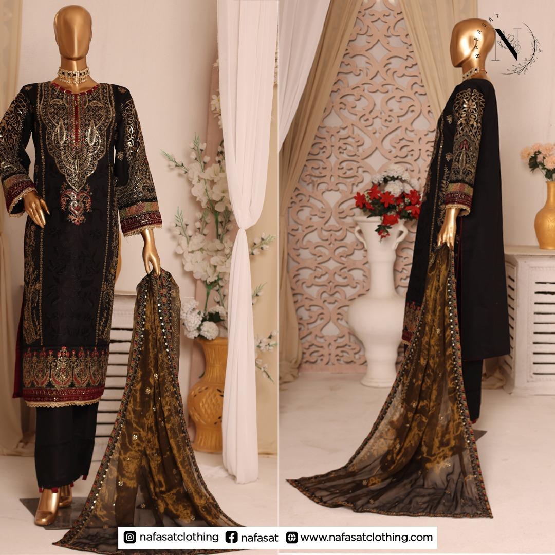 Mahpara Luxury Formal Cotton Collection D-03