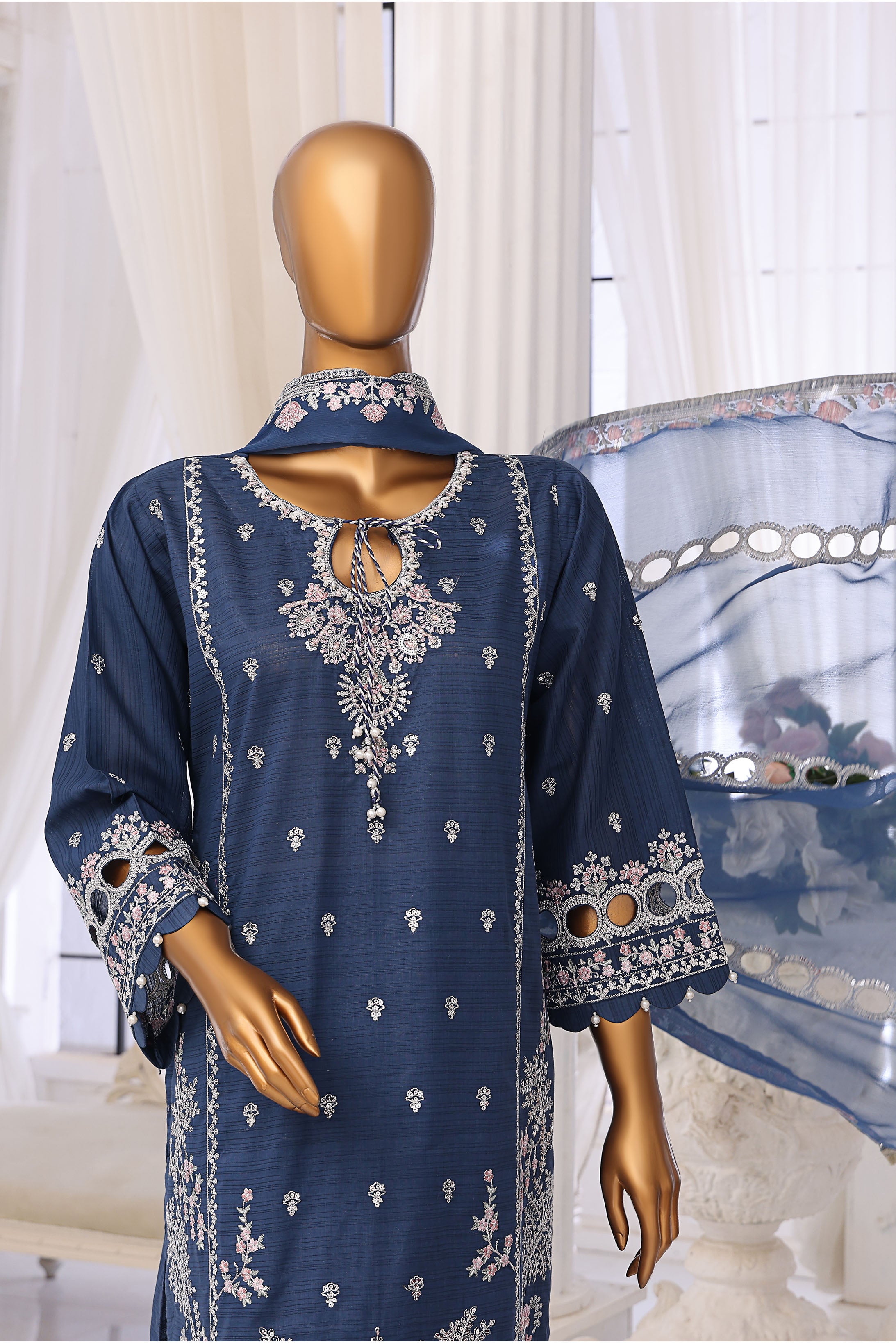Nafasat Luxe Embroidered Collection D-10