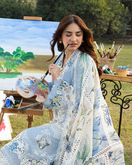Elaf Exclusive Lawn Unstitch 3pc suit