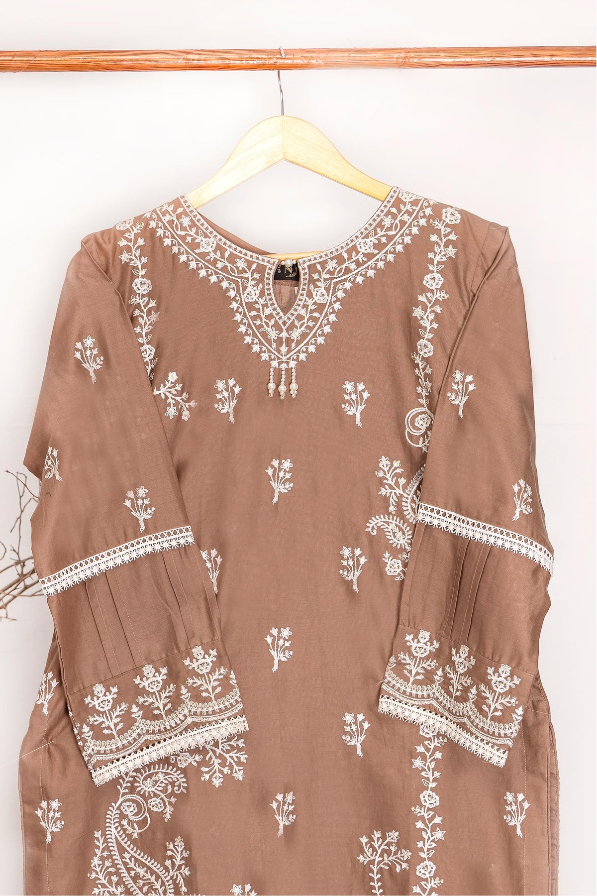 Nafasat Bahar Stitch Embroidered Kurti Collection D-07