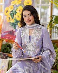 Elaf Exclusive lawn Unstitch 3pc suit