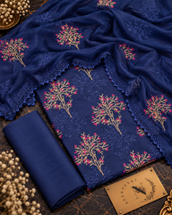 Masakali Lawn Embroidered Unstitch 3PC Suit