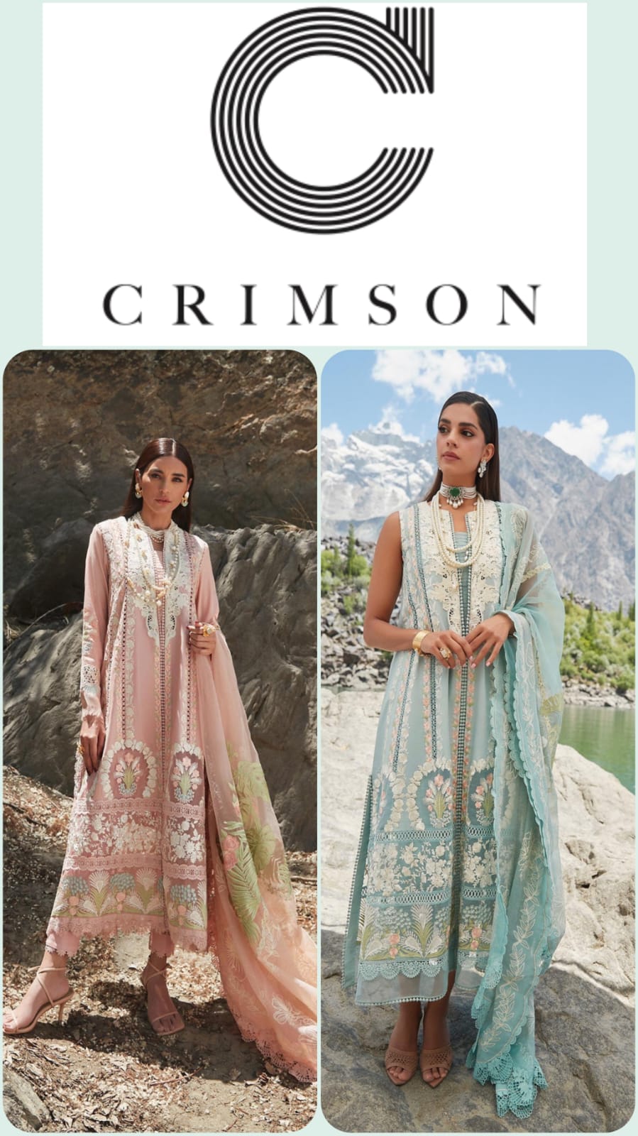 Crimson Exclusive Cotton Unstitched 3pc Green