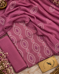 Masakali Lawn Embroidered Unstitch 3PC Suit