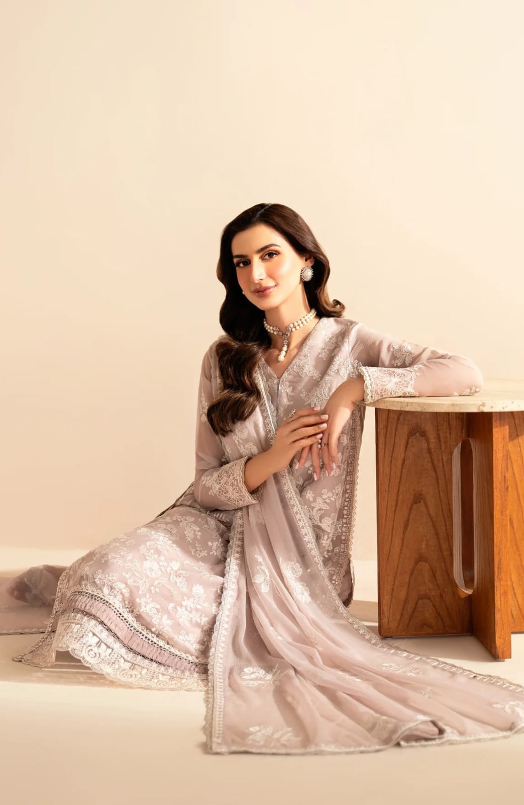 Xenia Luxury Chiffon Unstitch 3pc Suit