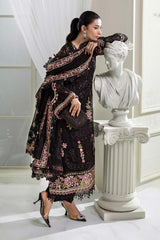 Maria b Luxury Chiffon Unstitch 3pc suit