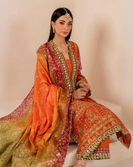 Baroque Exclusive Lawn Semi-Stitch 3pc Suit