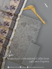 Leeba – Embroidered Lawn 3pc Unstitched