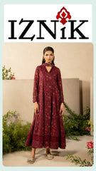 Iznik Lawn Printed Unstitched 3pc
