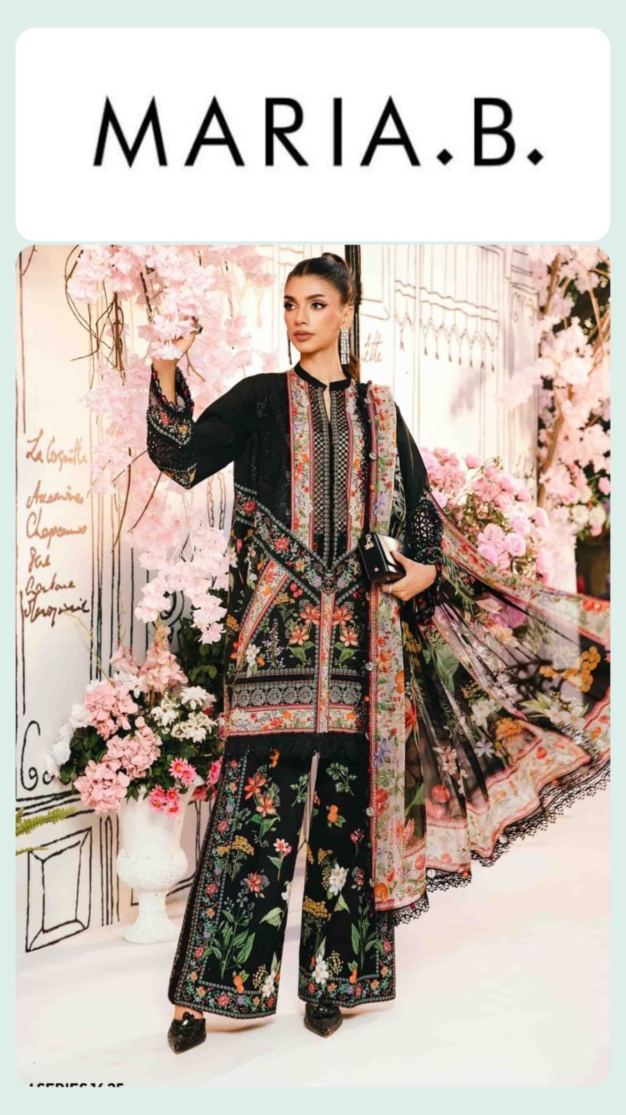 Maria B M Series Unstitch 3pc Suit