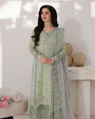 Qalamkar Exclusive lawn Unstitch 3pc suit