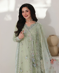 Qalamkar Exclusive lawn Unstitch 3pc suit