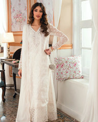 Azure Luxury Chiffon Unstitch 3pc suit