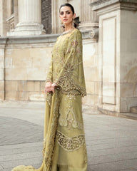 Maria b Luxury Chiffon unstitch 3pc suit