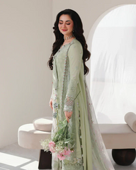 Qalamkar Exclusive lawn Unstitch 3pc suit