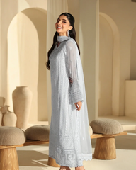 Azure Exclusive Lawn Unstitch 3pc suit