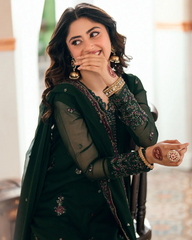 Azure Exclusive lawn Unstitch 3pc suit