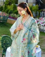Elaf Exclusive Lawn Unstitch 3pc Suit
