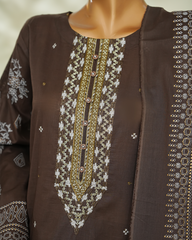 Neelam Slub lawn Embroidered Collection vol 1’25