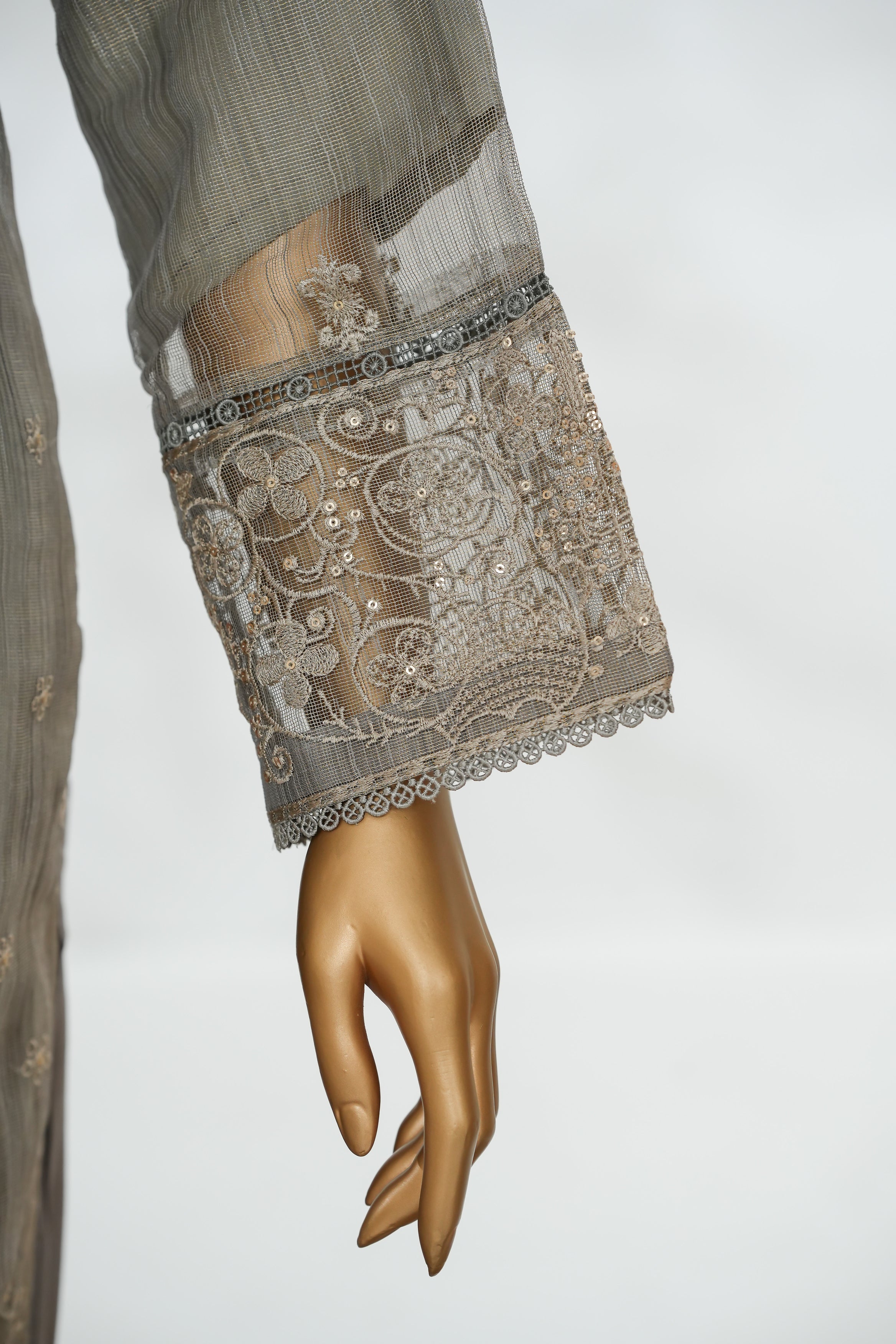 Noor mehel Marbel Net Embroidered N-02