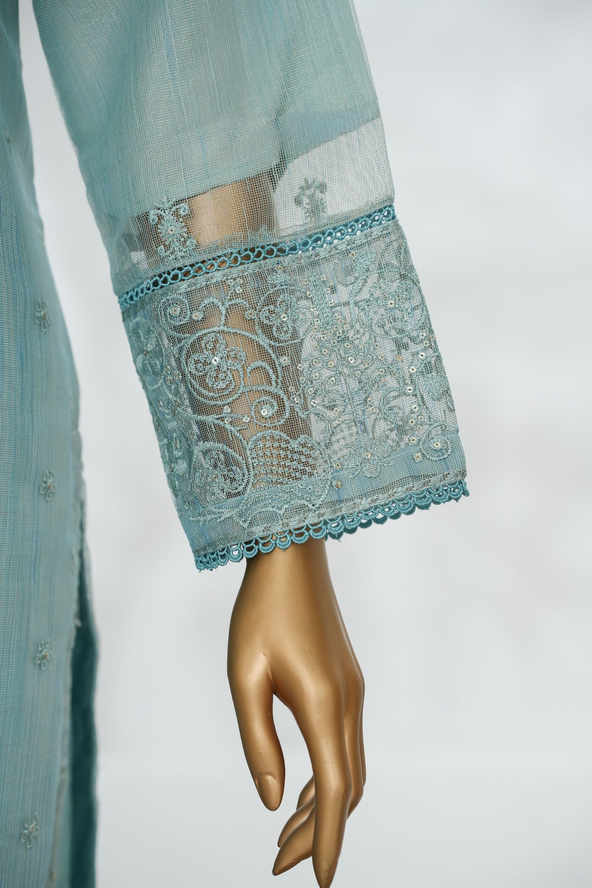 Noor mehel Marbel Net Embroidered N-05