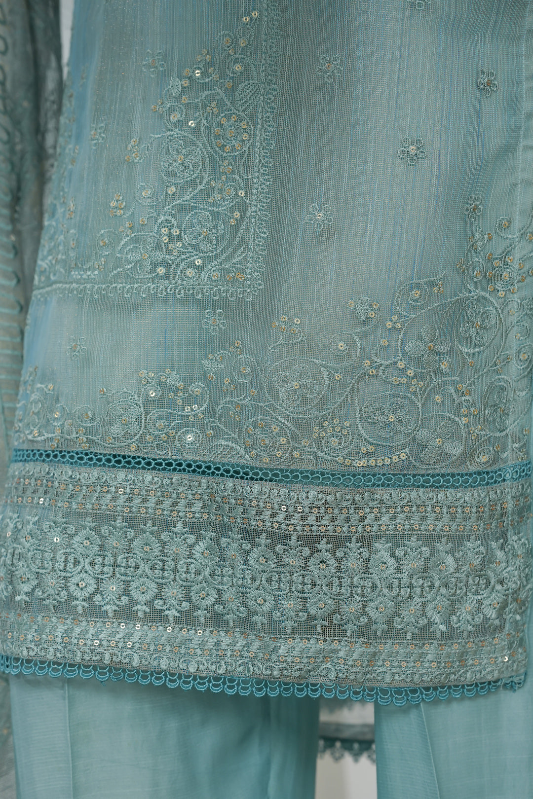 Noor mehel Marbel Net Embroidered N-05