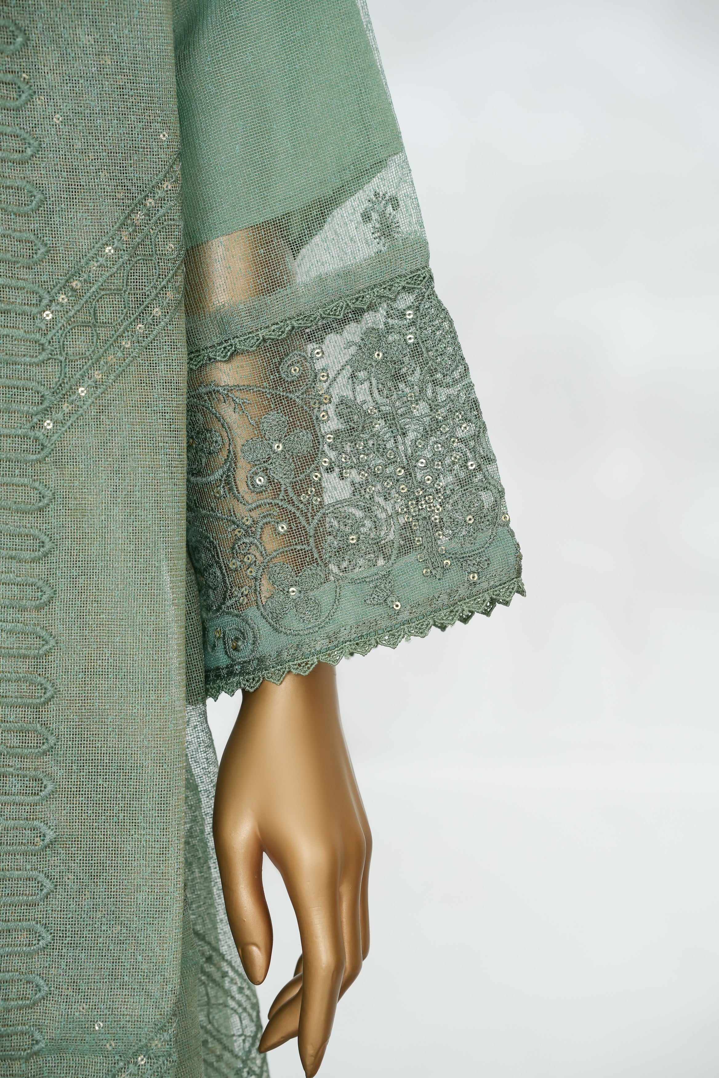 Noor mehel Marbel Net Embroidered N-03