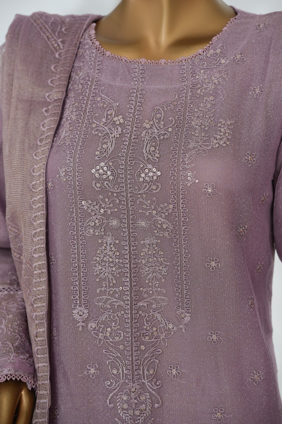 Noor mehel Marbel Net Embroidered N-04